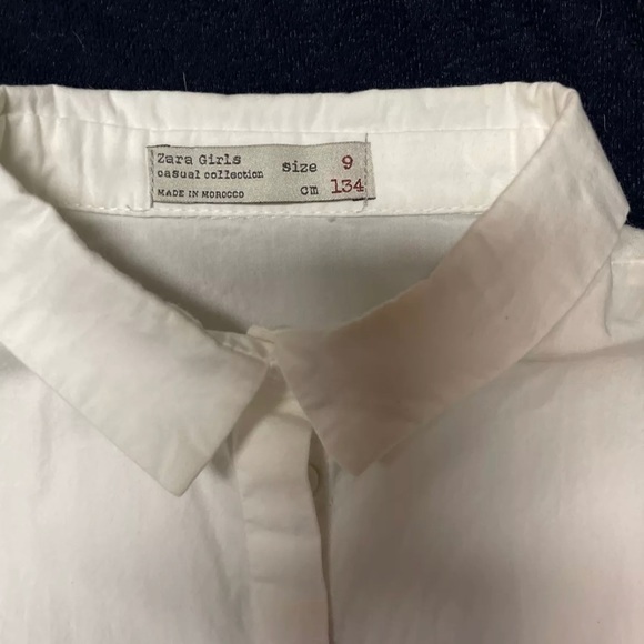 Zara Girls Collection Button Shirt Pull On Pants - Picture 7 of 9